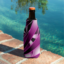 Zeichnend lila Farbenfüllung Flaschenkühler