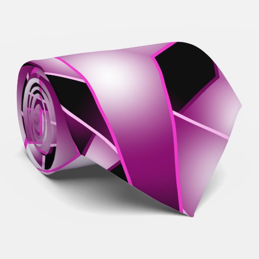 Zeichnend lila Farbenfüllung Krawatte (Gerollt)