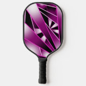 Zeichnend lila Farbenfüllung Pickleball Schläger (Rückseite)