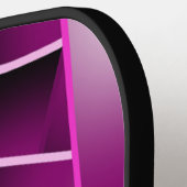 Zeichnend lila Farbenfüllung Pickleball Schläger (Linke Seite)