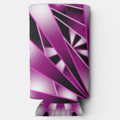 Zeichnend lila Farbenfüllung Selters Dosenkühler (Rückseite)