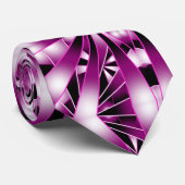 Zeichnend lila Gradient Perspective Color Fill Krawatte (Gerollt)