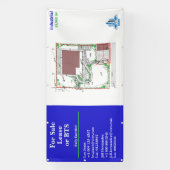 Zeichnend Logo für den Verkauf von Lease- oder BTS Banner (Vertikal)