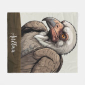 Zeichnend Lupe Fleecedecke (Vorderseite (Horizontal))