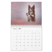 Zeichnend lustige Hunde Kalender (Jan 2027)