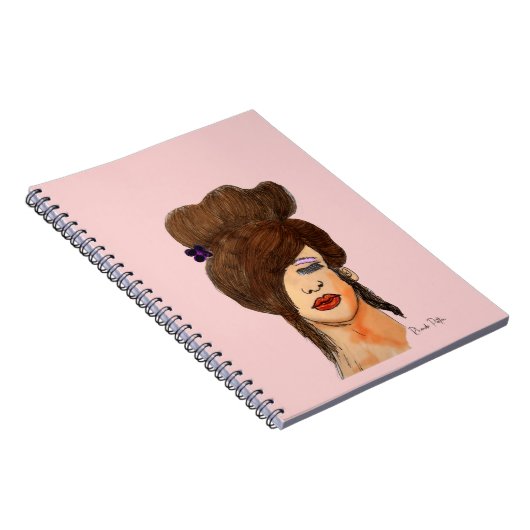 Zeichnend Mädchen Notizblock (Rechte Seite)