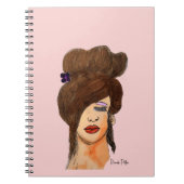 Zeichnend Mädchen Notizblock (Vorderseite)