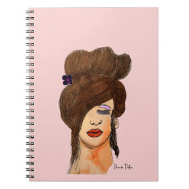 Zeichnend Mädchen Notizblock