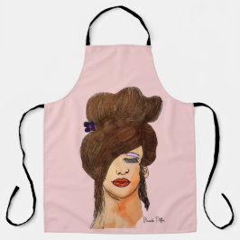 Zeichnend Mädchen Schürze