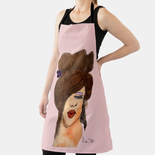 Zeichnend Mädchen Schürze (InSitu)