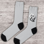 Zeichnend maltesischer Hund Socken