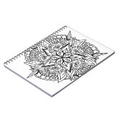 Zeichnend Mandala-Design cool Notizblock (Linke Seite)