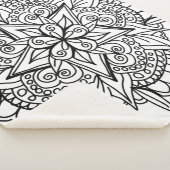 Zeichnend Mandala-Design cool Sherpadecke (3/4)
