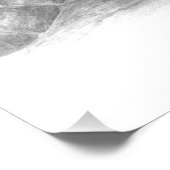 Zeichnend Meeresschildkröte Poster (Ecke)