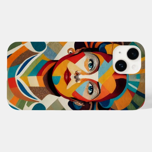 Zeichnend mit Mosaikstücken Case-Mate iPhone Hülle (Rückseite (Horizontal))