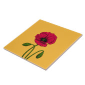 Zeichnend Mohn Fliese (Seite)