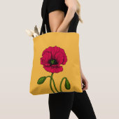 Zeichnend Mohn Tasche (Von Nahem)