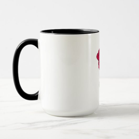 Zeichnend Mohn Tasse (Links)