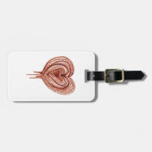 Zeichnend Muskelpumpe Gepäckanhänger (Vorderseite horizontal)