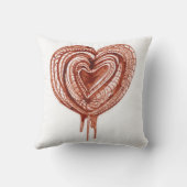 Zeichnend Muskelpumpe Kissen (Rückseite)