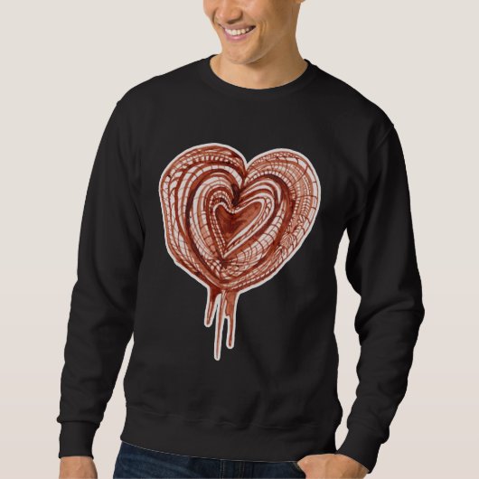 Zeichnend Muskelpumpe Sweatshirt (Vorderseite)