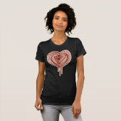 Zeichnend Muskelpumpe T-Shirt (Vorne ganz)