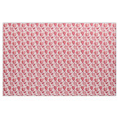 Zeichnend Muster der roten und rosa Herzen Stoff (Yard (91,4 cm))