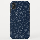 Zeichnend Muster für Wissenschaft/Chemie Case-Mate iPhone Hülle (Rückseite)