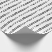 Zeichnend Muster Geschenkpapier (Ecke)