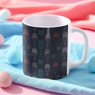 Zeichnend Muster Kaffeetasse