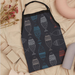 Zeichnend Muster Schürze