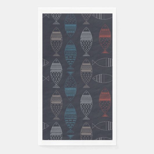 Zeichnend Muster Serviette (Vorderseite)