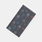 Zeichnend Muster Serviette (Ecke)