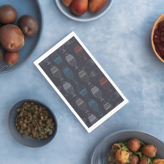 Zeichnend Muster Serviette