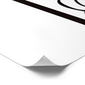 Zeichnend Muttern Poster (Ecke)