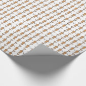 zeichnend niedliche Giraffe, Safaritiere Geschenkpapier (Ecke)