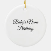 zeichnend niedliche Giraffe, Safaritiere Keramik Ornament (Hinten)