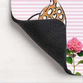 zeichnend niedliche Giraffe, Safaritiere Mousepad (Ecke)