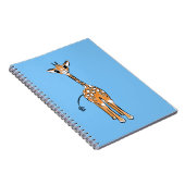 zeichnend niedliche Giraffe, Safaritiere Notizblock (Rechte Seite)