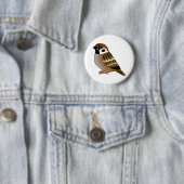zeichnend niedlicher eurasischer Cartoon Button (Beispiel)