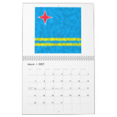 Zeichnend Ölgemälde von Aruba Kalender (Mär 2027)