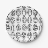 Zeichnend Ostereier, Ostereier, Party Pappteller (Vorderseite)