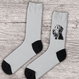 Zeichnend Otterhound Socken