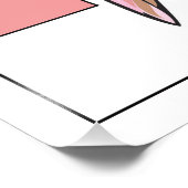 Zeichnend Papageienlinie Fotodruck (Ecke)