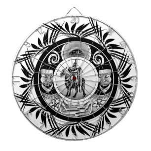 Zeichnend Pferdereiter Dartscheibe