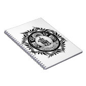 Zeichnend Pferdereiter Notizblock (Rechte Seite)