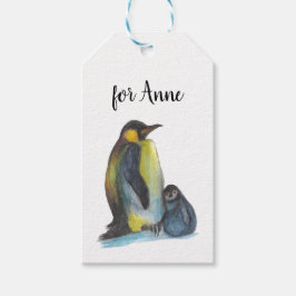 Zeichnend Pinguine Geschenkanhänger