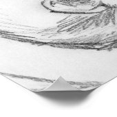 zeichnend Plakat "Streifen" (Ecke)