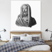 Zeichnend Portrait des griechischen Philosophen Di Leinwanddruck (Insitu (Schlafzimmer))