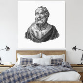 Zeichnend Portrait des griechischen Philosophen Pl Leinwanddruck (Insitu (Schlafzimmer))